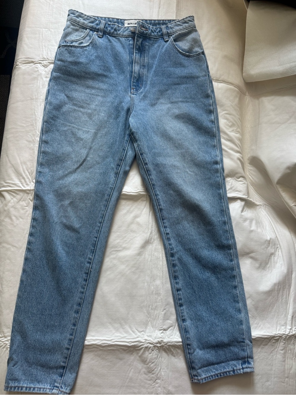 ROLLA'S Light Blue Straight-Leg Women's Jeans